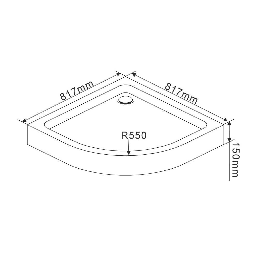 Душевой поддон Rush Fi-a812-r