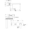 Смеситель для раковины встроенный Timo Torne 4371/03SM Черный