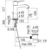 Смеситель для раковины Nobili Sofi SI98118/1CR