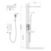 Душевая система скрытого монтажа с термостатом Timo Petruma SX-5039/00SM хром