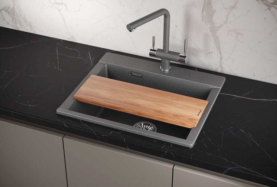 Кухонная мойка Granula Estetica ES-5804 графит