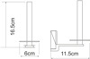 Держатель для туалетной бумаги WasserKRAFT Exter K-5297