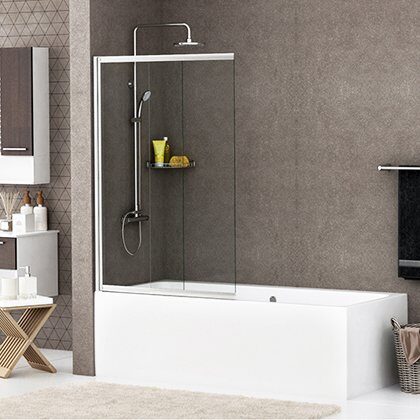 Шторка для ванны WasserKRAFT Main 41S02-100