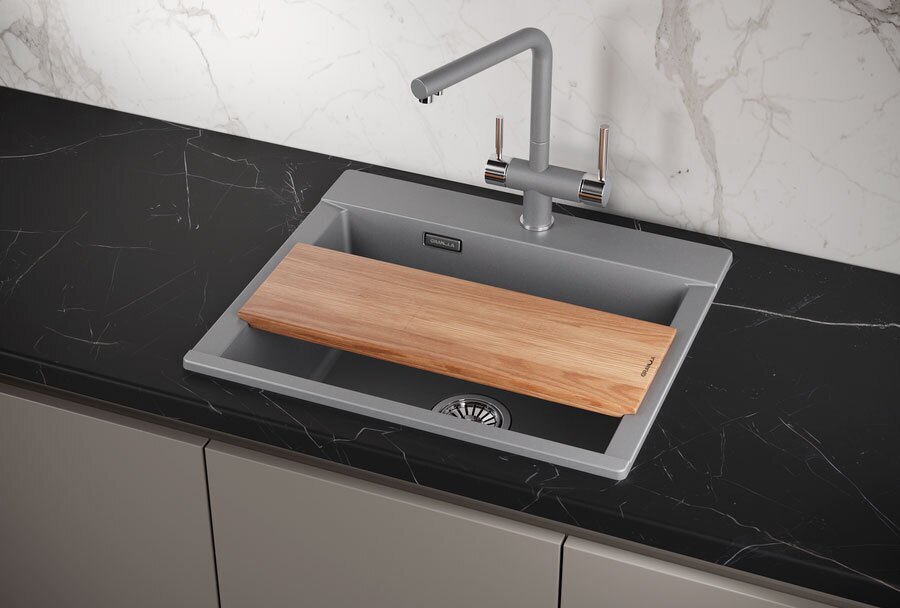 Кухонная мойка Granula Estetica ES-5804 алюминиум
